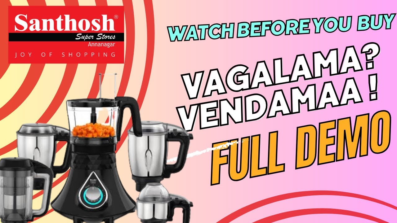 Preethi zodiac cosmo full demo(Tamil)/everything that you must know before you buy #review #demo 1