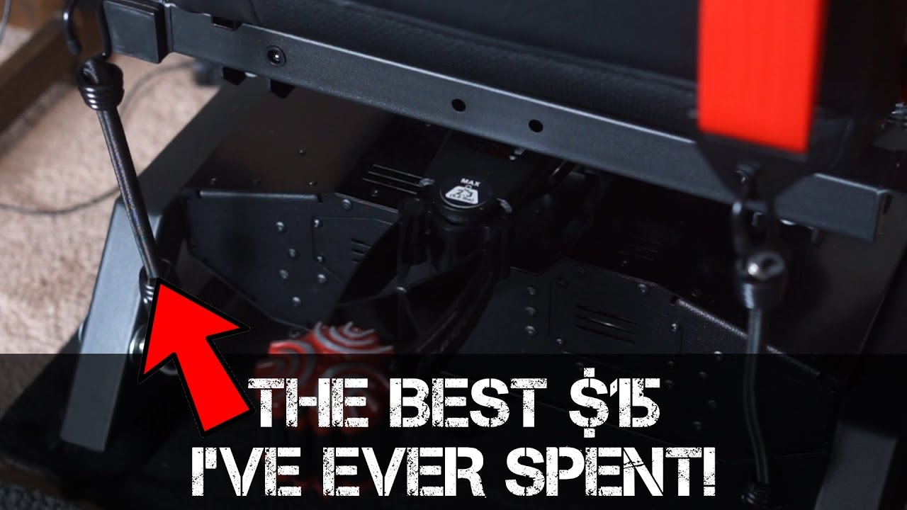 SEAT BELT TENSIONER MOD! - The BEST $15 I've spent on my Sim Racing Rig!