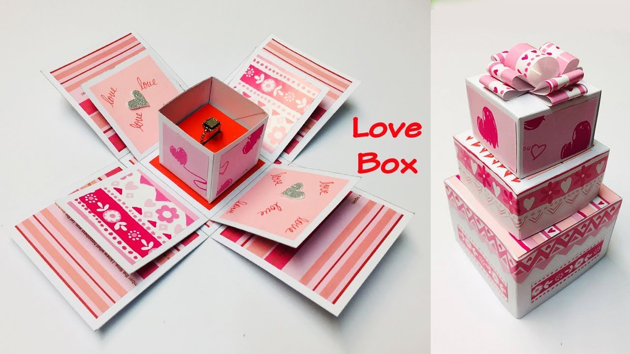 Love Box Card | Greeting Cards Latest Design Handmade | I Love You Card Ideas 2020 | #94