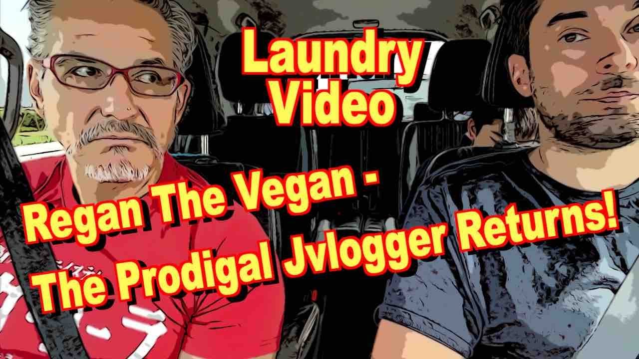 Regan the Vegan - The Prodigal JVlogger Returns ... to Japan - Laundry Video #japan #jvlogger