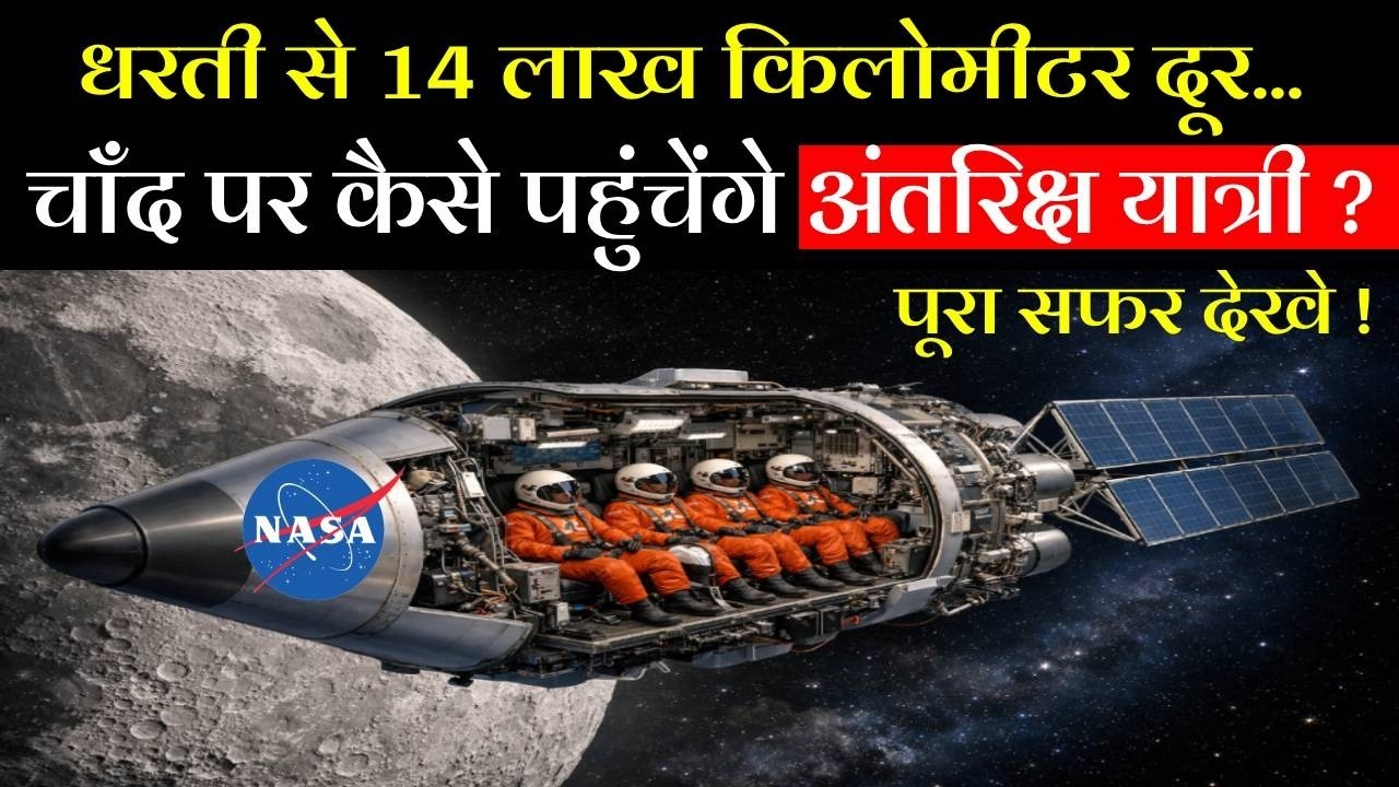 नासा के आर्टेमिस 2 मिशन के लांच होने से लेकर लैंड होने तक पूरा सफर देखे ! Journey of Artemis 2