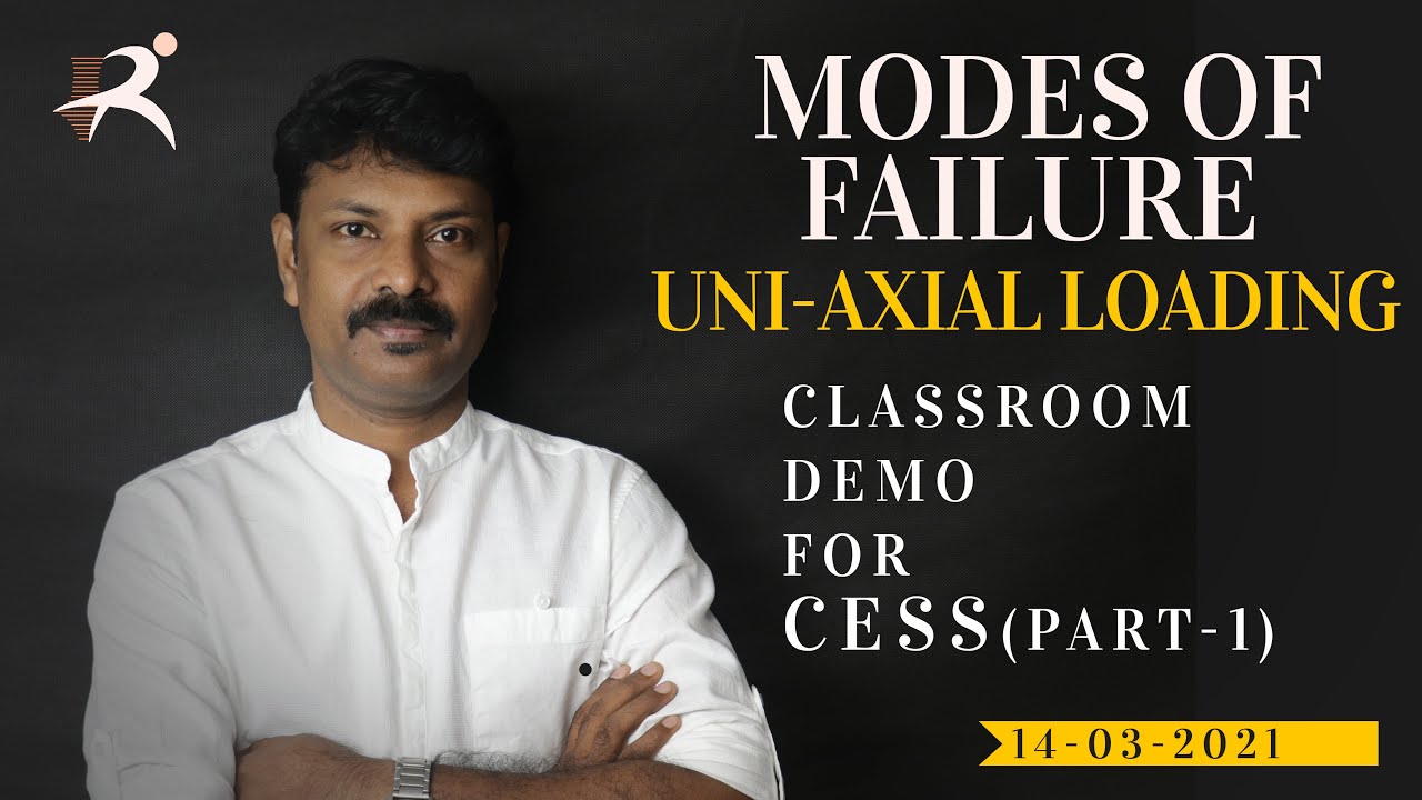 TNPSC AE CIVIL (CLASSROOM DEMO FOR COMBINED ENGINEERING SERVICE) - UNIAXIAL LOADING
