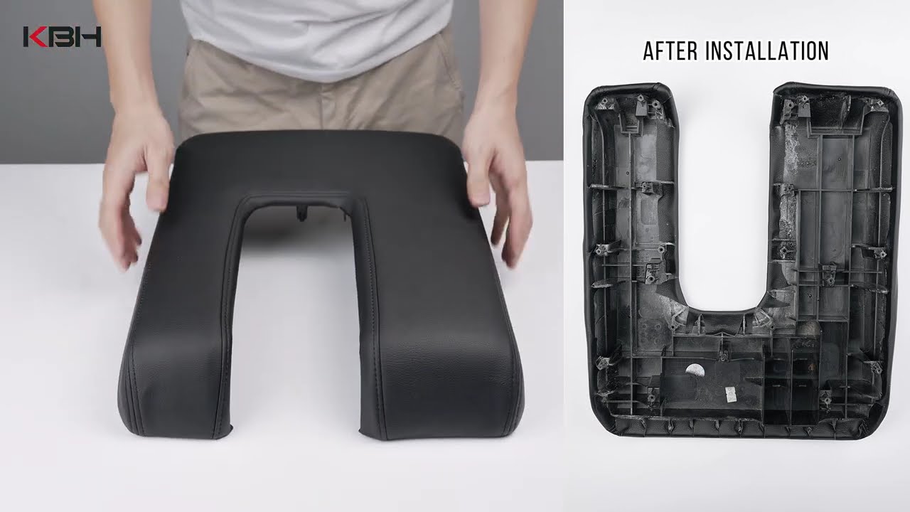 How To Fix Center Console Lid Armrest Cover Replacement Upholstery for Toyota Tundra 2014-2021