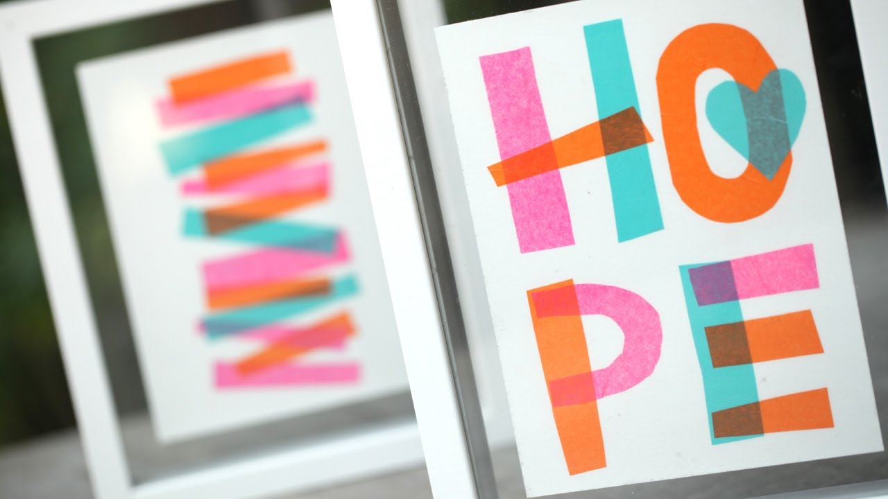 How to Make a Tissue Paper Collage | Kin Community