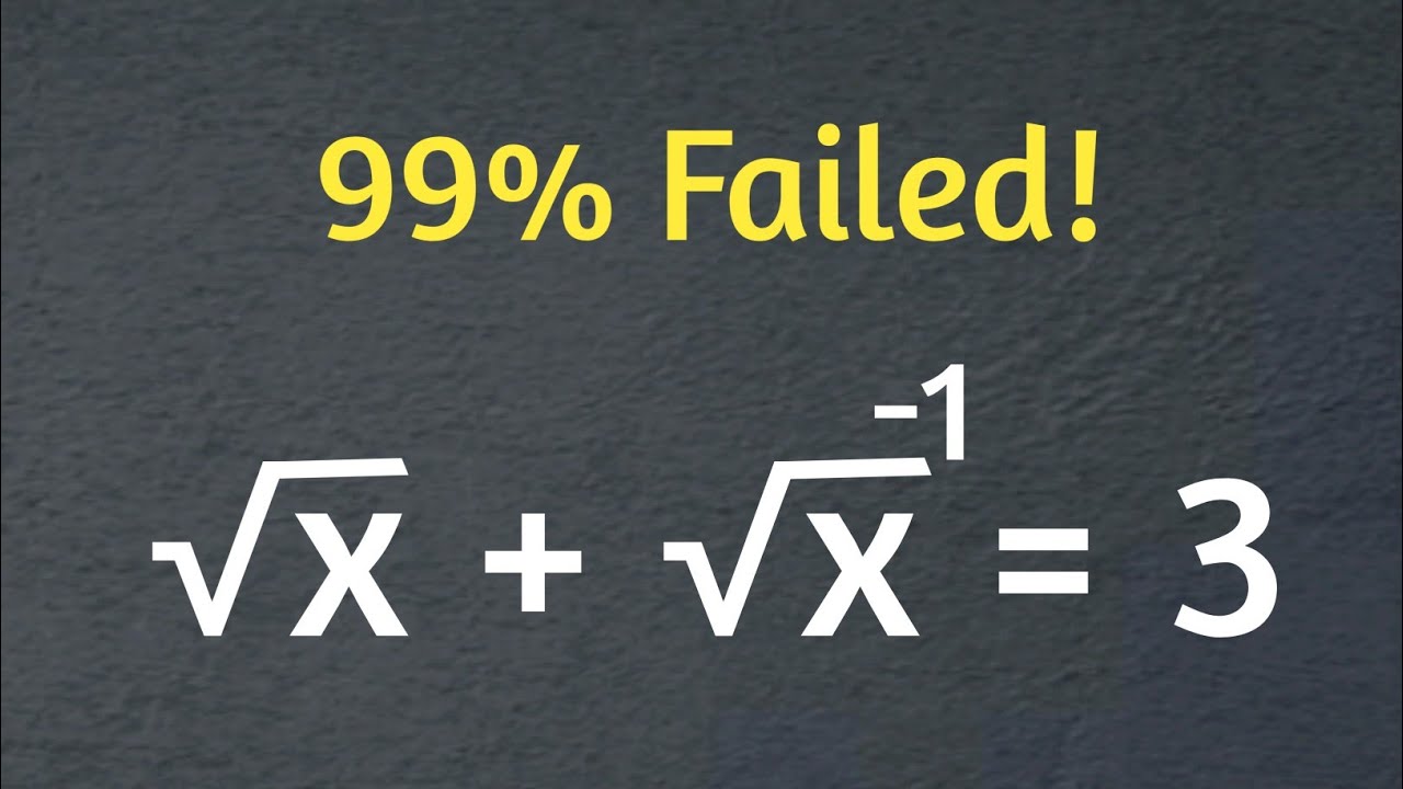 Hardest math olympiad problem in the world | A nice olympiad algebra problem
