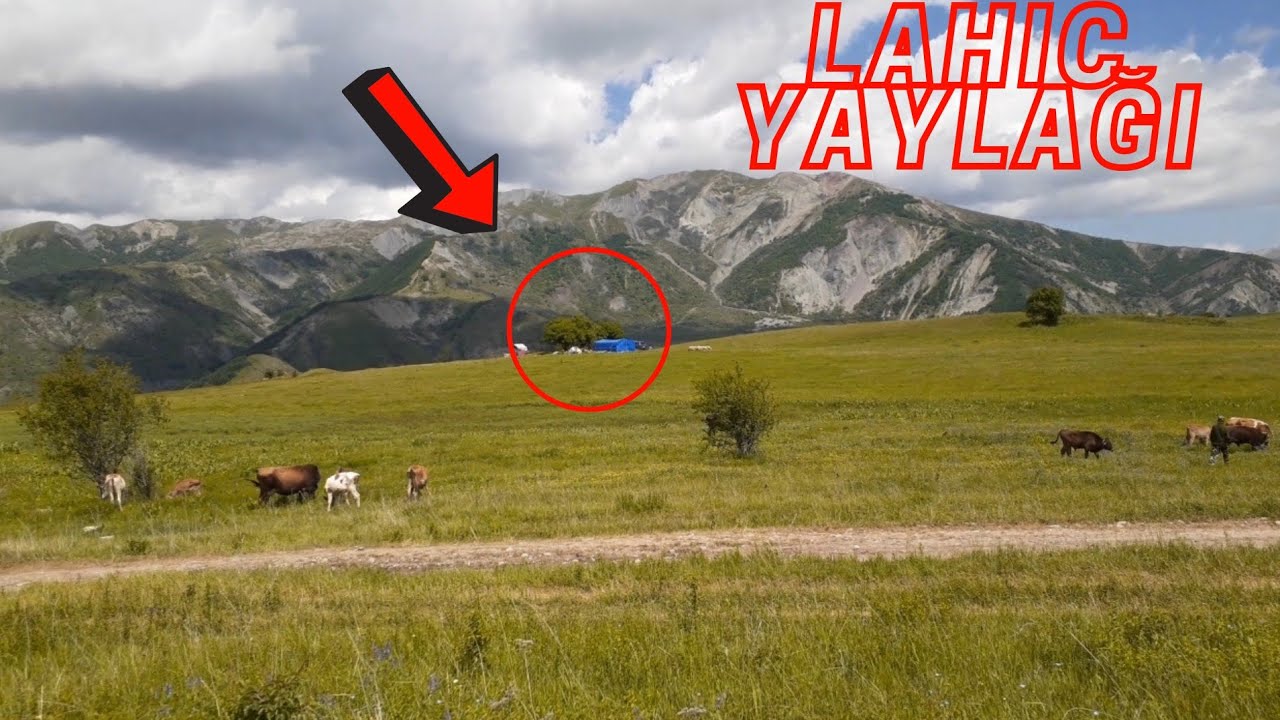 İsmayıllı rayonu, Lahıc yaylağı, Lahıcdan Çəndahar kəndinə gedən yol. İsmayilli rayonu Həftəsov kənd