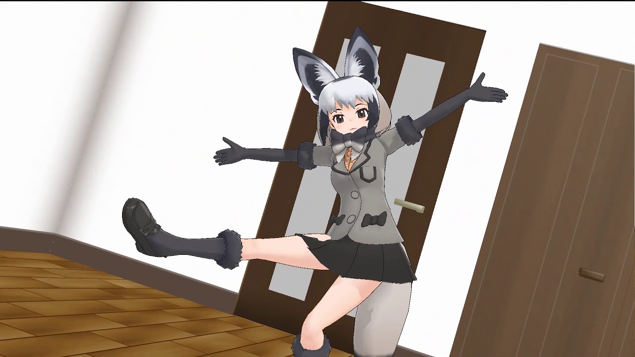 【MMDけもフレ】オオミミギツネさんで好き!雪!本気マジック