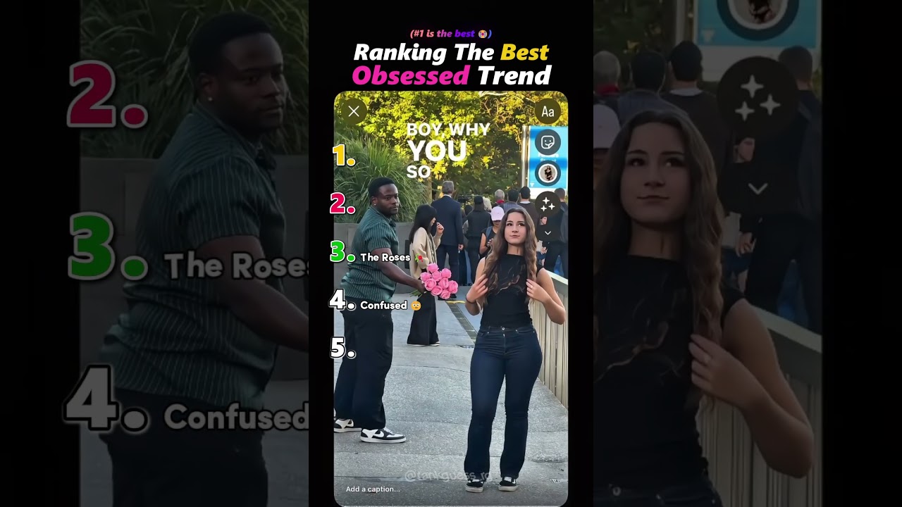 Ranking The BEST Obsessed Trend (new) #ranking #usa #shorts
