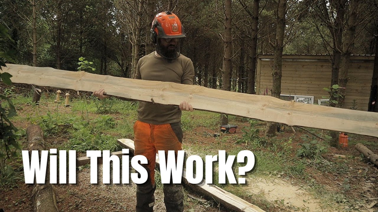 Chainsaw Milling - My Most Ambitious Milling Yet Making Cabin Siding