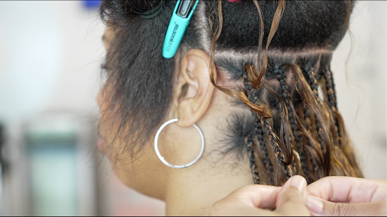 100 % Human Hair Braids! No Braiding Hair! ft. @Ywigs