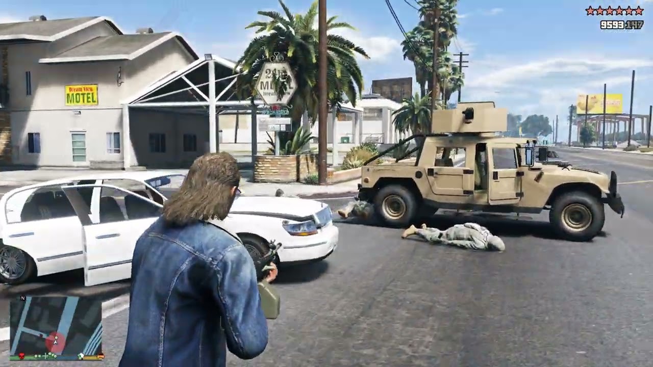 GTA 5 -  Paleto Bay Warehouse Raid + Ten Star Escape