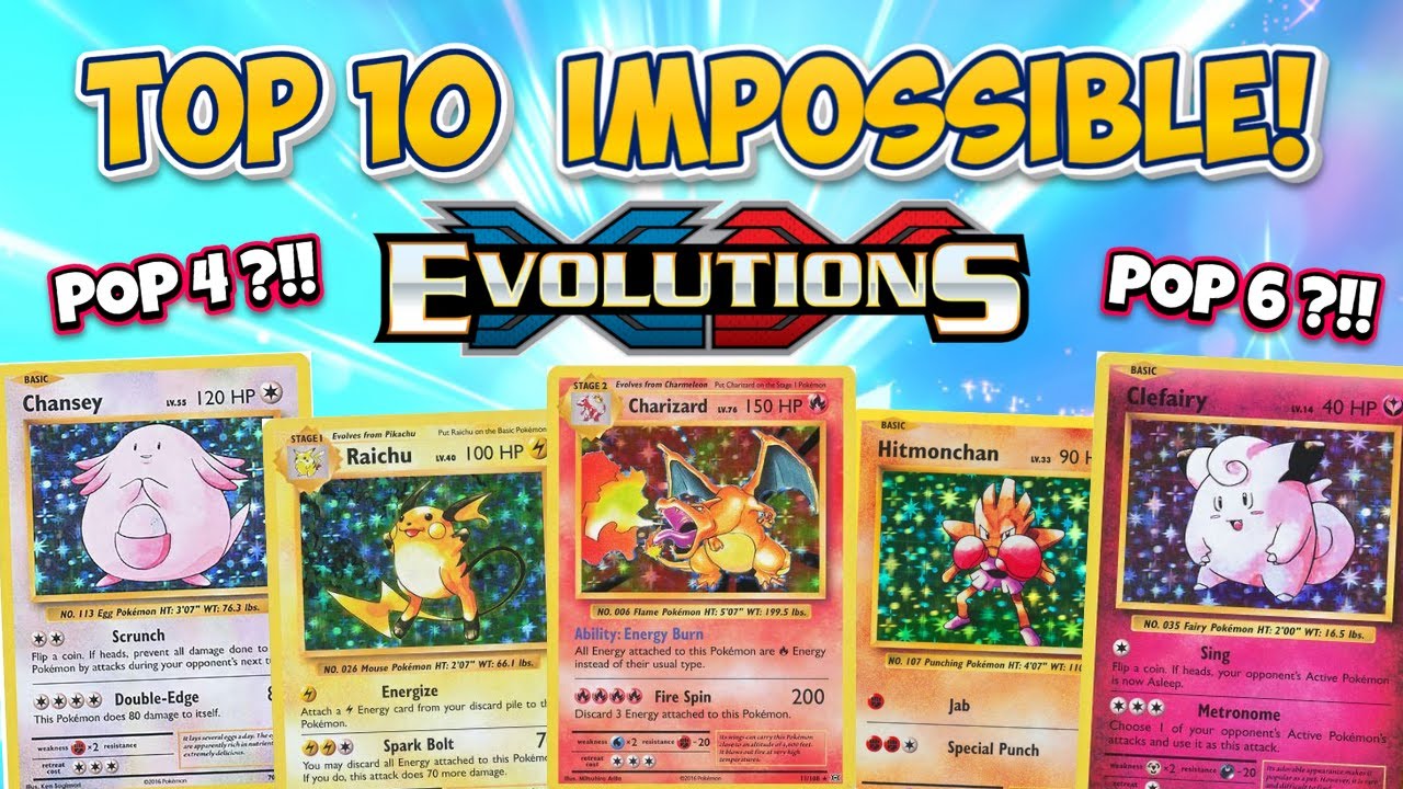 10 САМЫХ СЛОЖНЫХ карт XY Evolutions для оценки!