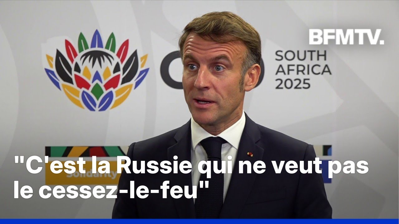 Guerre en Ukraine: la r&eacute;action d'Emmanuel Macron concernant le 