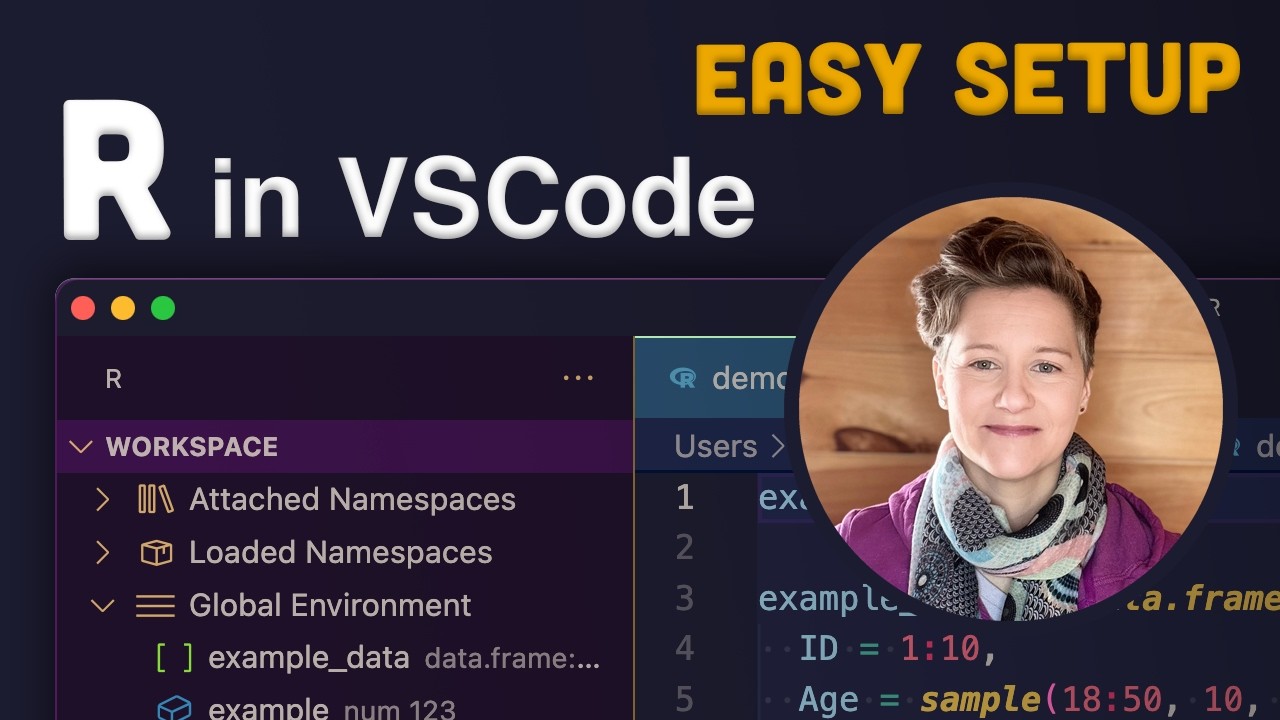 Простая настройка R в VSCode вместо RStudio (Mac)