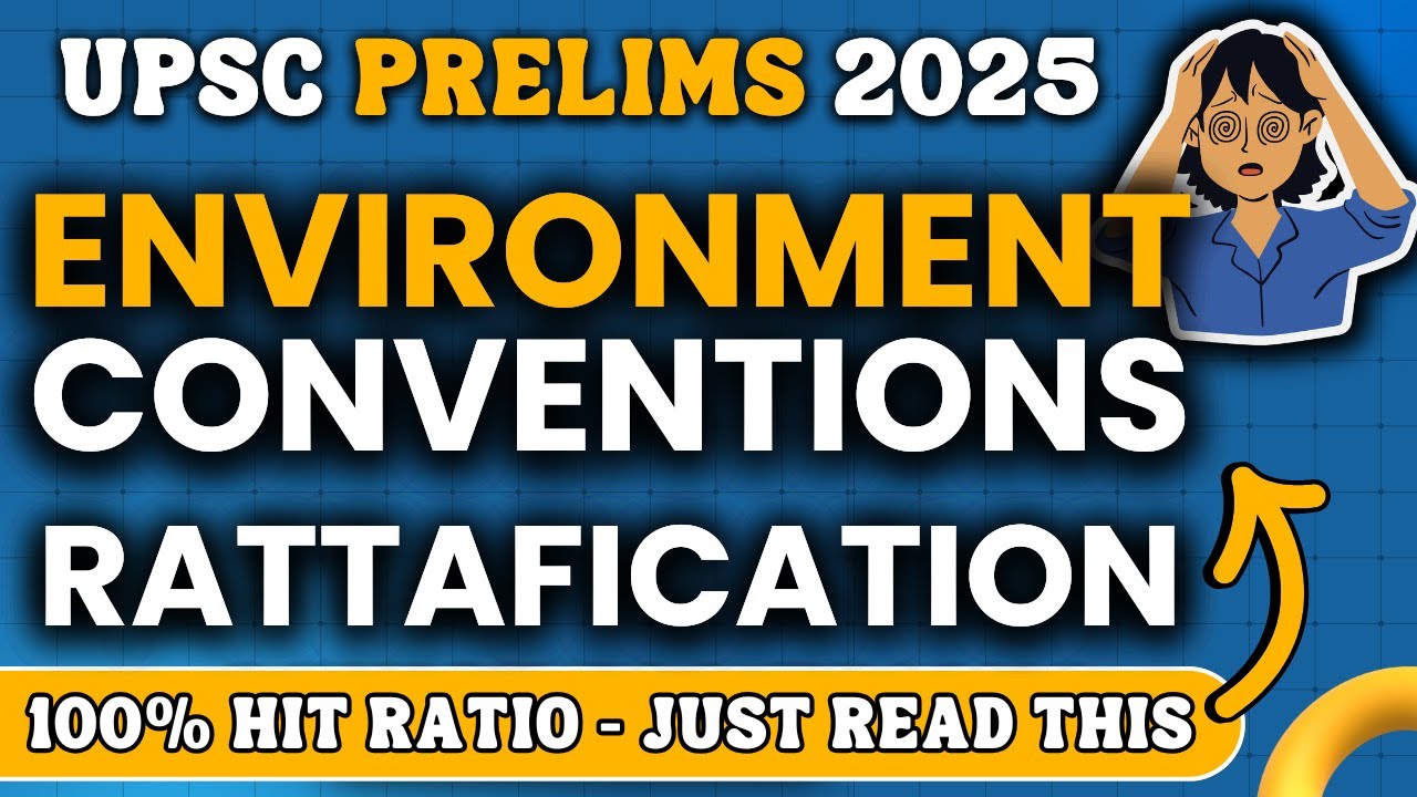 All Important Environment Convention in One Shot 🔥 #upsc #upscprelims #ias
