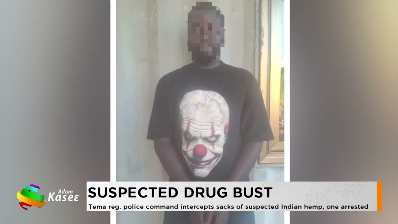 Tema reg. police command intercepts sacks of suspected Indian hemp, one arrested
