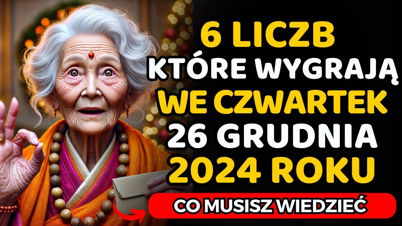 6 Szczęśliwych Liczb, aby Skupić się i Wzbogacić 26 Grudnia 2024 | Filozofia Buddyjska