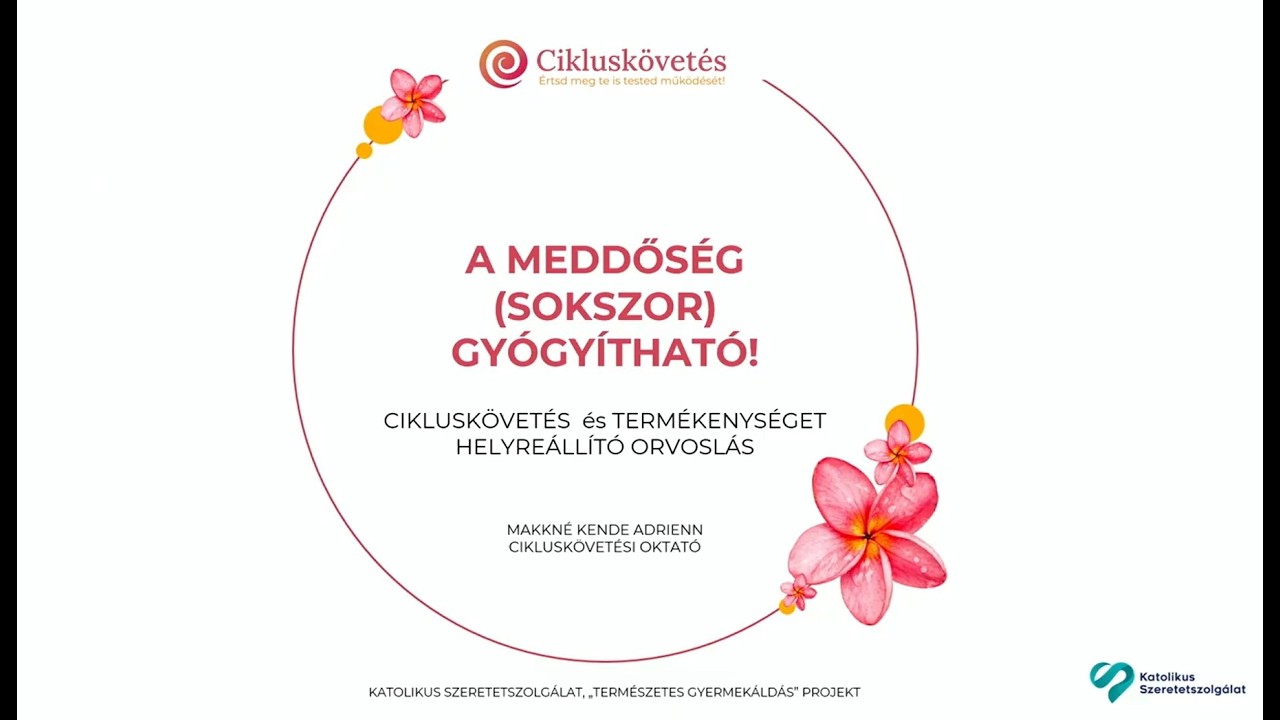A meddőség sokszor gyógyítható - cikluskövetés és termékenységet helyreállító orvoslás (RRM)