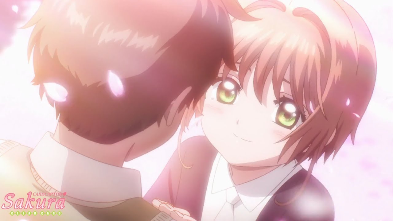Sakura Blushing at Syaoran in Cardcaptor Sakura Clear Card - Cute Romantic Crush Scenes