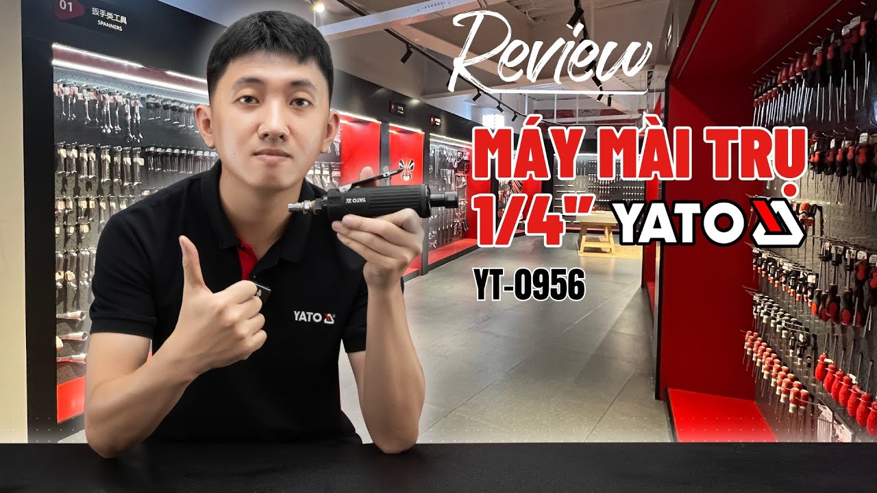 Máy mài hơi đầu trụ 1/4