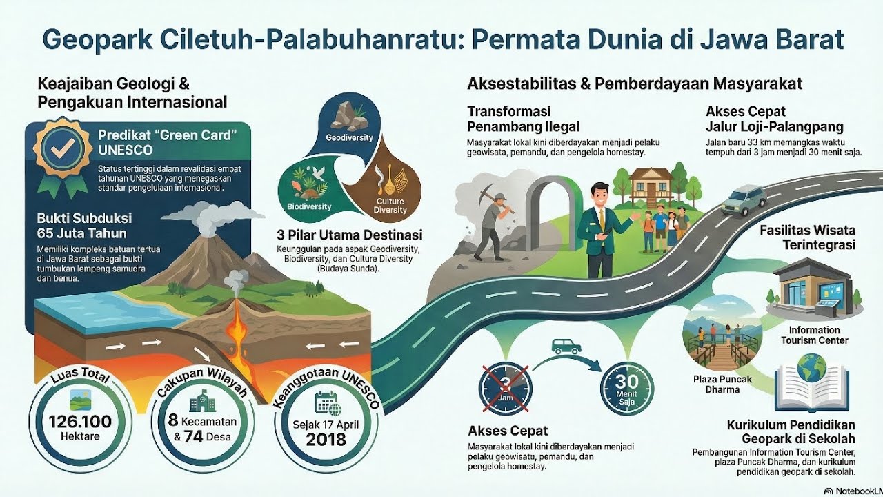 Sejarah lahirnya geopark ciletuh Palabuhanratu 