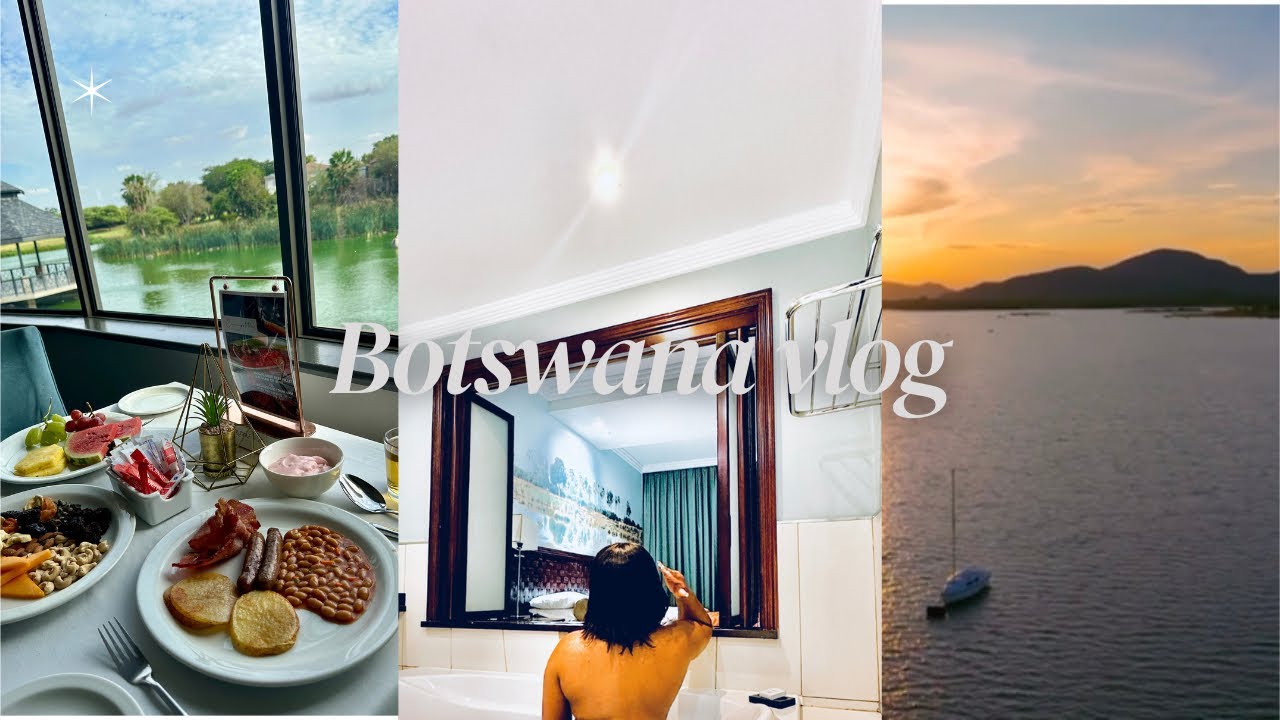 BOTSWANA VLOG: 🇧🇼GABORONE DAM | PHAKALANE GOLF ESTATE HOTEL | DINING AT COSMOPOLITAN RESTAURANT