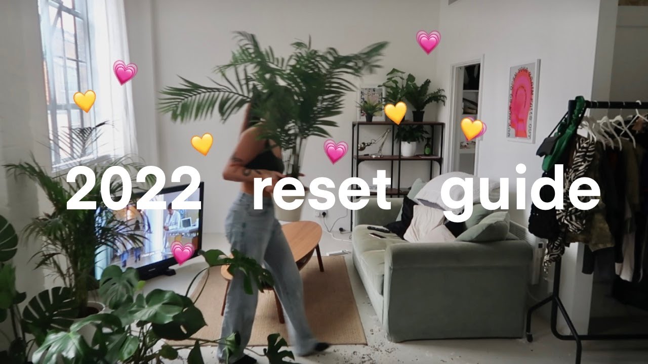 2022 reset with me - decluttering, journaling and clearing my space