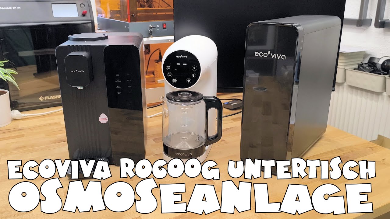 Ecoviva WP-RO-600G Umkehrosmoseanlage Untertischmontage