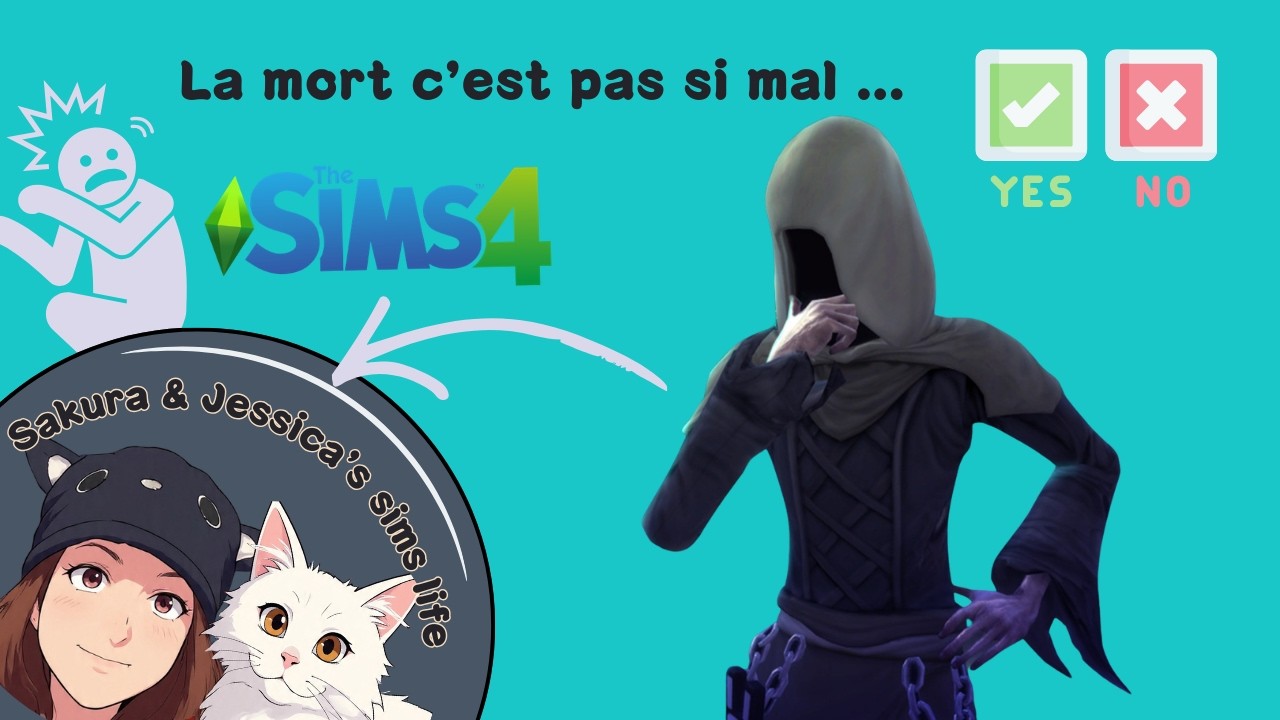 EP 8 - JE MEURS ? LA MORT DEVIENT MA POTE ? WTF ! Sakura & Jessica's sims life THE SIMS 4