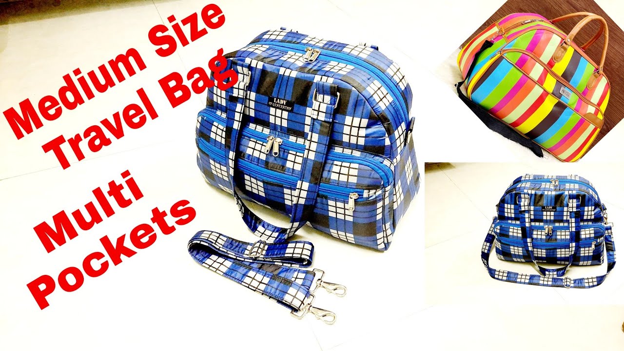 DIY: Medium Size Travel Bag, Handbag,Diper Bag Tutorial By Anamika Mishra...
