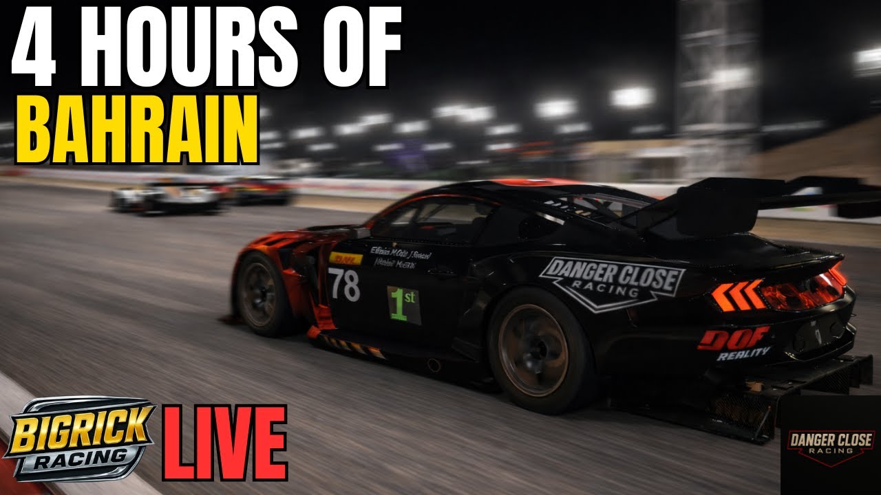 🔴4 Hours of Bahrain on LMU with Jeff in the 'Stang | Le Mans Ultimate Live