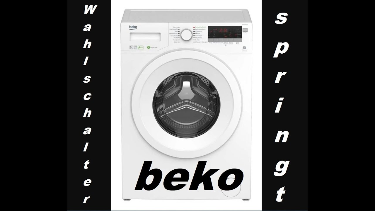 Beko WYA61483PTL Wahlschalter springt. Programmwahlschalter reparieren. Waschmaschinen Kundendienst.