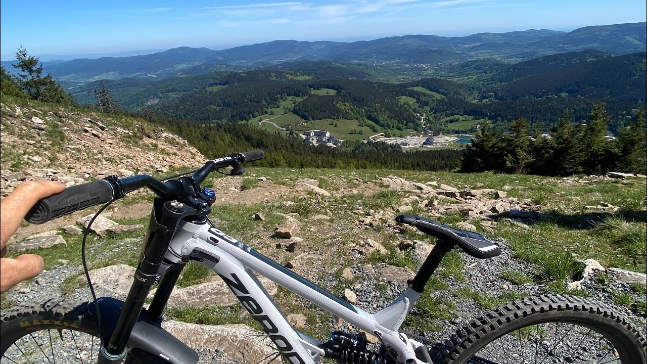 Bike park Czarna Gora in Poland.