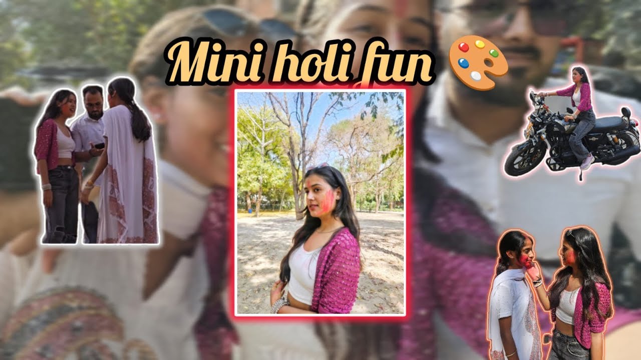 Holi 2026 Vlog 🌈 | Colors, Friends, Reel Making & Amazing Food 😍