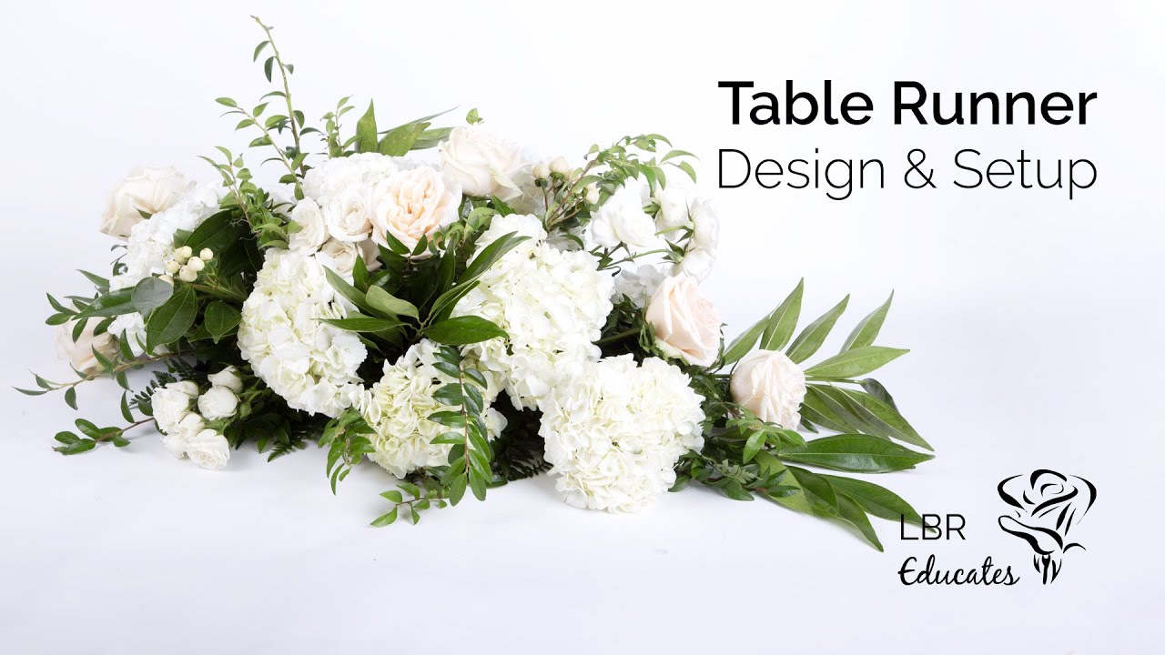How to Create a Floral Table Runner Centerpiece
