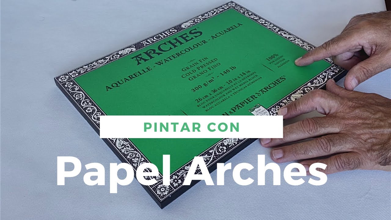 Pintar con Papel Arches, (Primera parte)