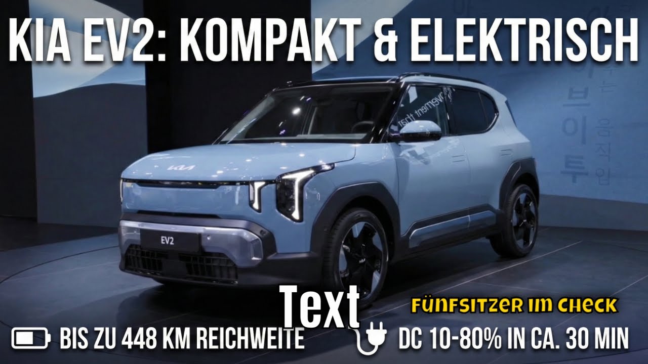 2026 Kia EV2 42,2 kWh Kompakt-SUV für Europa erklärt