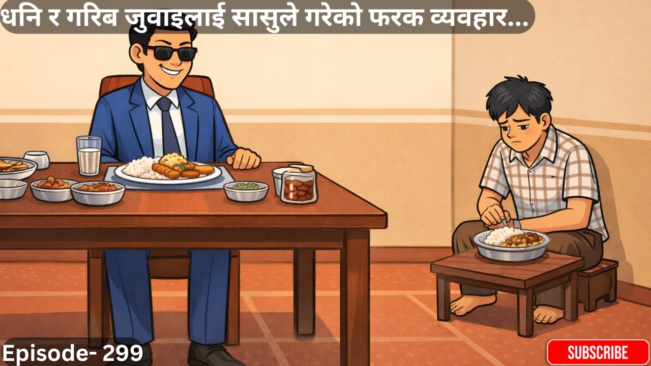 धनि र गरिब जुवाइलाई सासुले गरेको फरक व्यवहार... - Episode- 299 #nepalifolktales #kathamandap #juwai