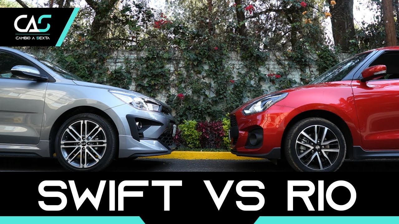 Suzuki Swift Sport Vs Kia Rio SX: ¿Cuál es el mejor auto para jóvenes?