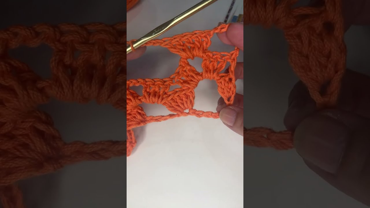 crochet punto acrobático paso a paso ideal para hilos de espesor medio o grueso @crochetdesigns