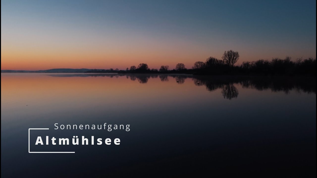 Drohnen Video Sonnenaufgang Altmühlsee | Drone Video Sunrise | DJI Mini 2 | 4K UHD