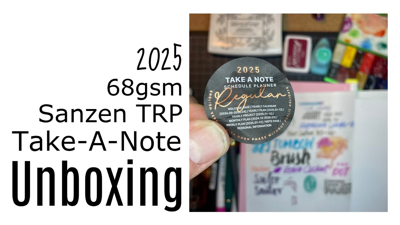 68gsm Sanzen Tomoe River Paper Test - Is this Paper Usable for Fountain Pens? Take A Note Planner