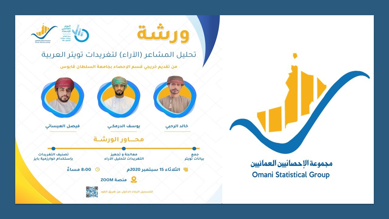 تحليل المشاعر ( الآراء ) لتغريدات تويتر العربية _ مجموعة الإحصائيين العمانيين
