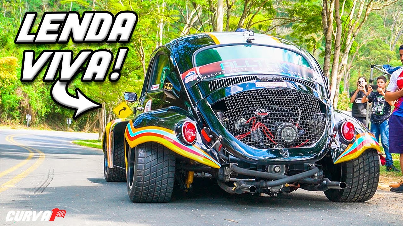 FUSCA DE CORRIDA PAROU A SUBIDA DE MONTANHA!!