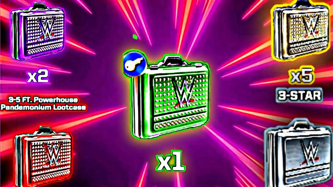 Featured 5 star lootcase opening🤩 and much more 😳||wwe mayhem||OFF WHITE GAMING||