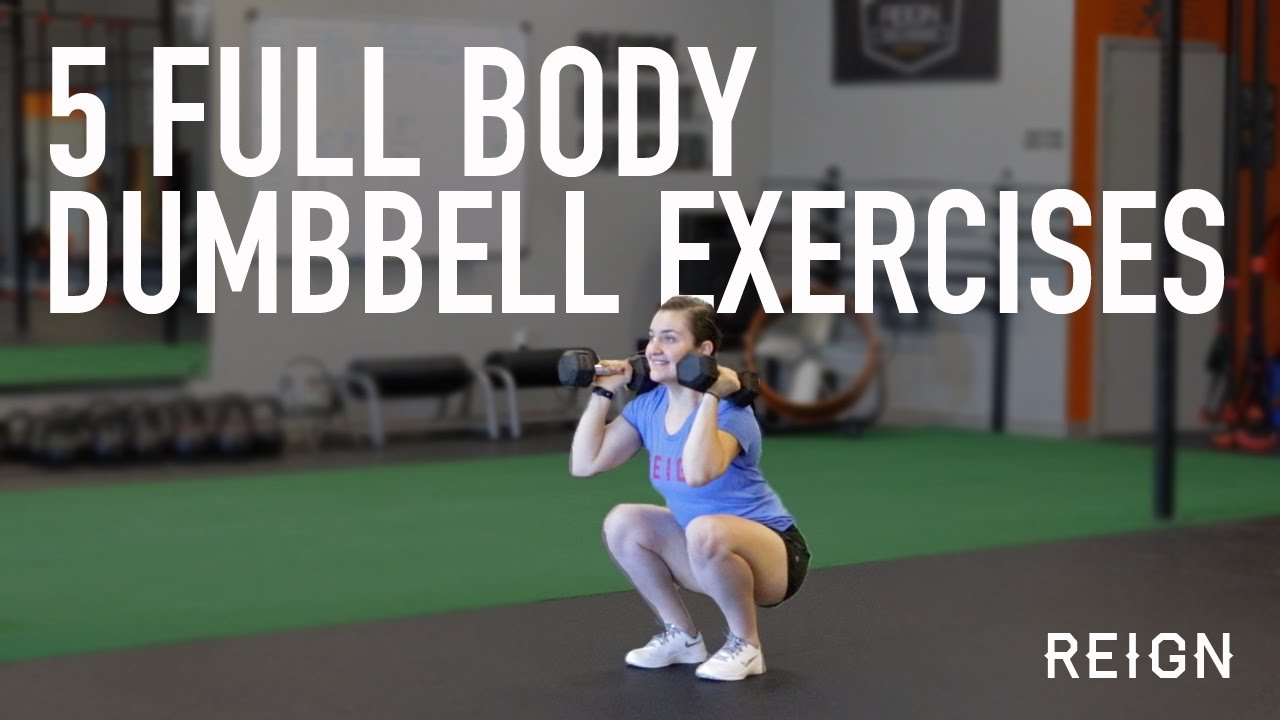 5 Full Body Dumbbell Exercises That Burn Lots of Calories