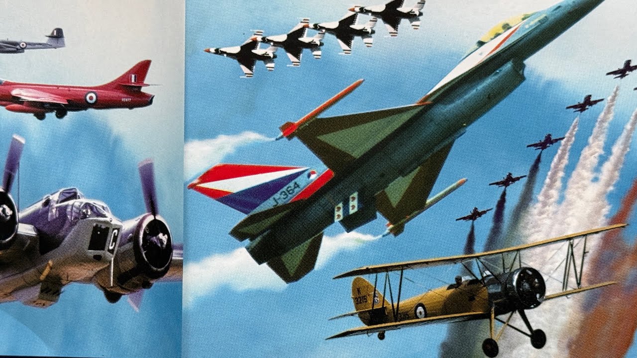 British Airshows 1997 Part 2.  Highlights from RIAT, Duxford, North Weald, Cranfield & more.