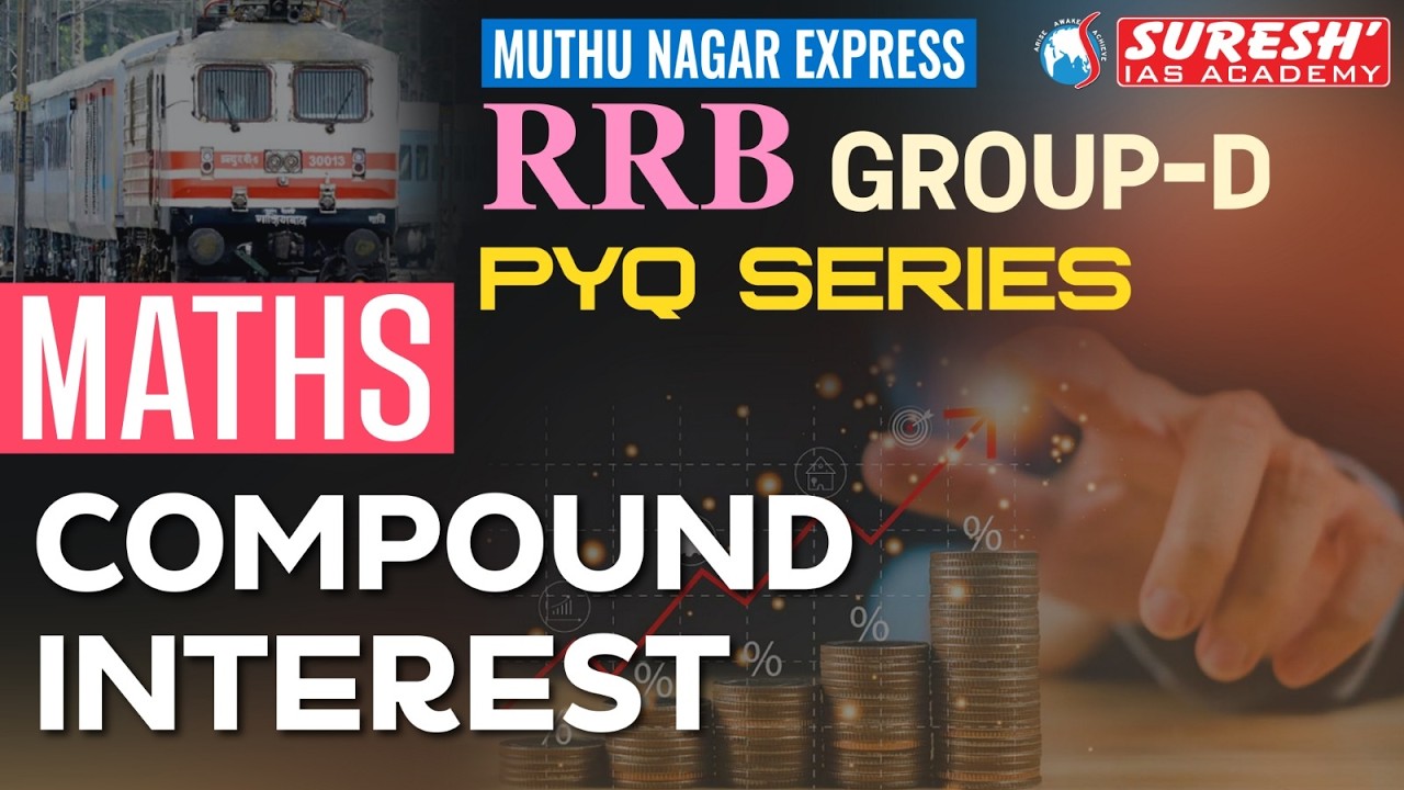 RRB- RAILWAY | GROUP-D | MUTHU NAGAR TEST SERIES | COMPOUND INTEREST PYQ | NUMBER SYSTEM