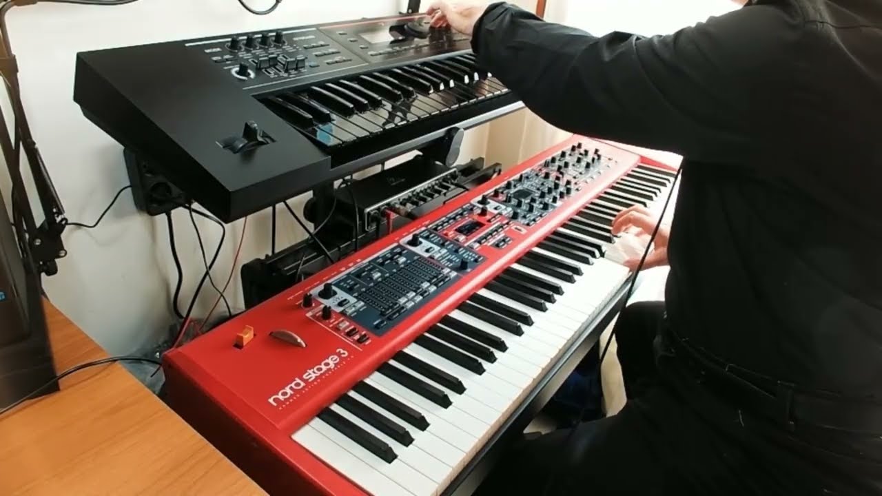 Love Theme from Flashdance - Cover live looping tutorial Roland Juno