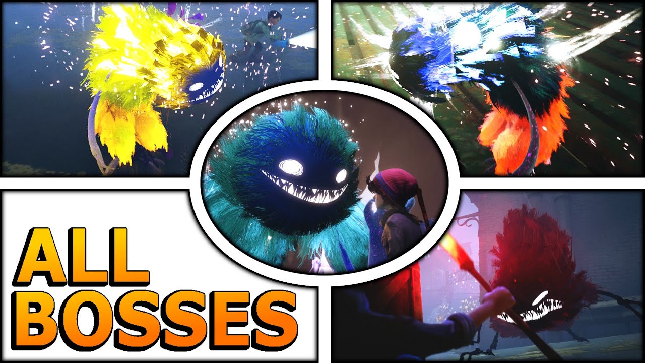 Concrete Genie - All Bosses Fight Gameplay (With Cutscenes)